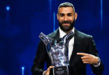 Benzema beats De Bruyne and Courtois to UEFA Men's Player of the Year award