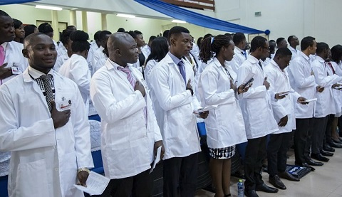 Doctors taking their oath