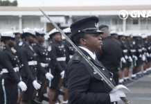Ghana Police holds all-female parade, honours first female recruits
